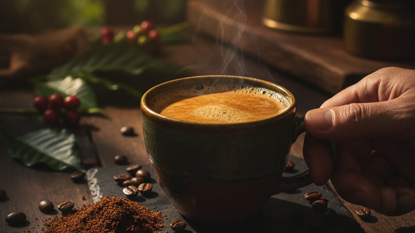 Costa Rica Tarrazu coffee farm origin.