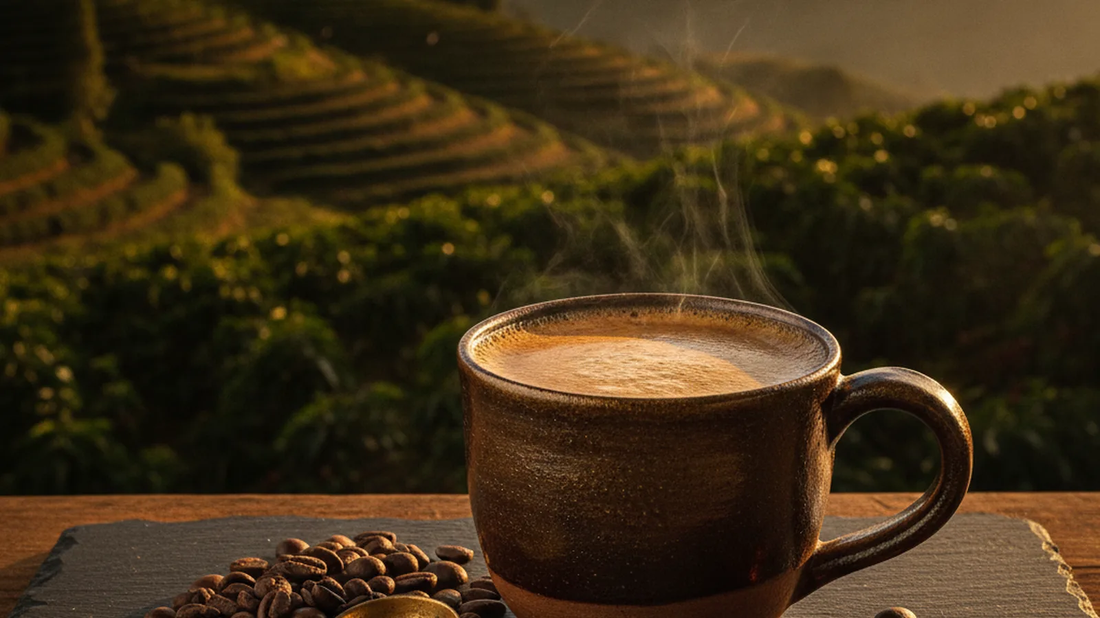 Ecuador Loja coffee farm origin.