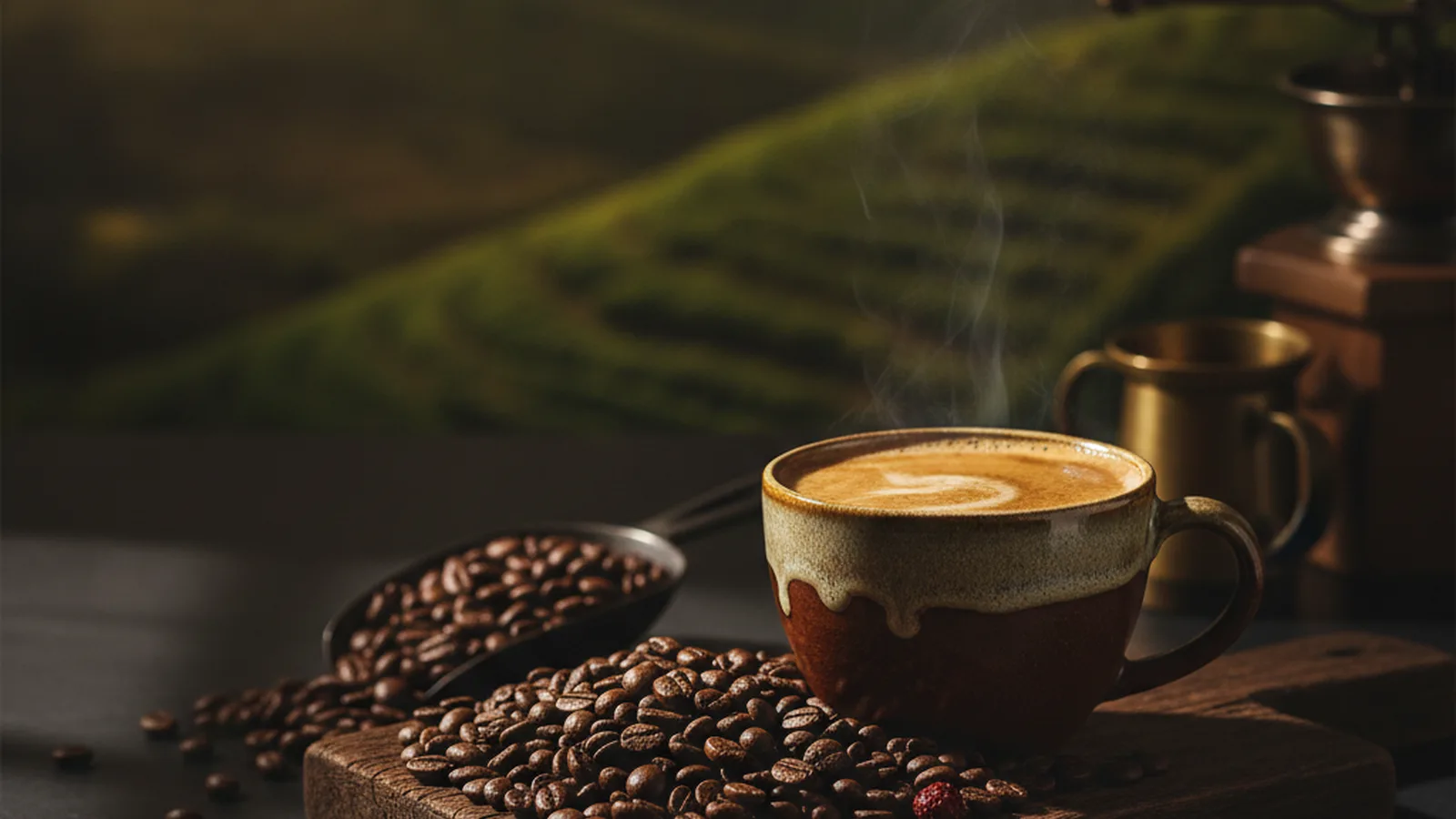Ethiopia Guji coffee farm origin.