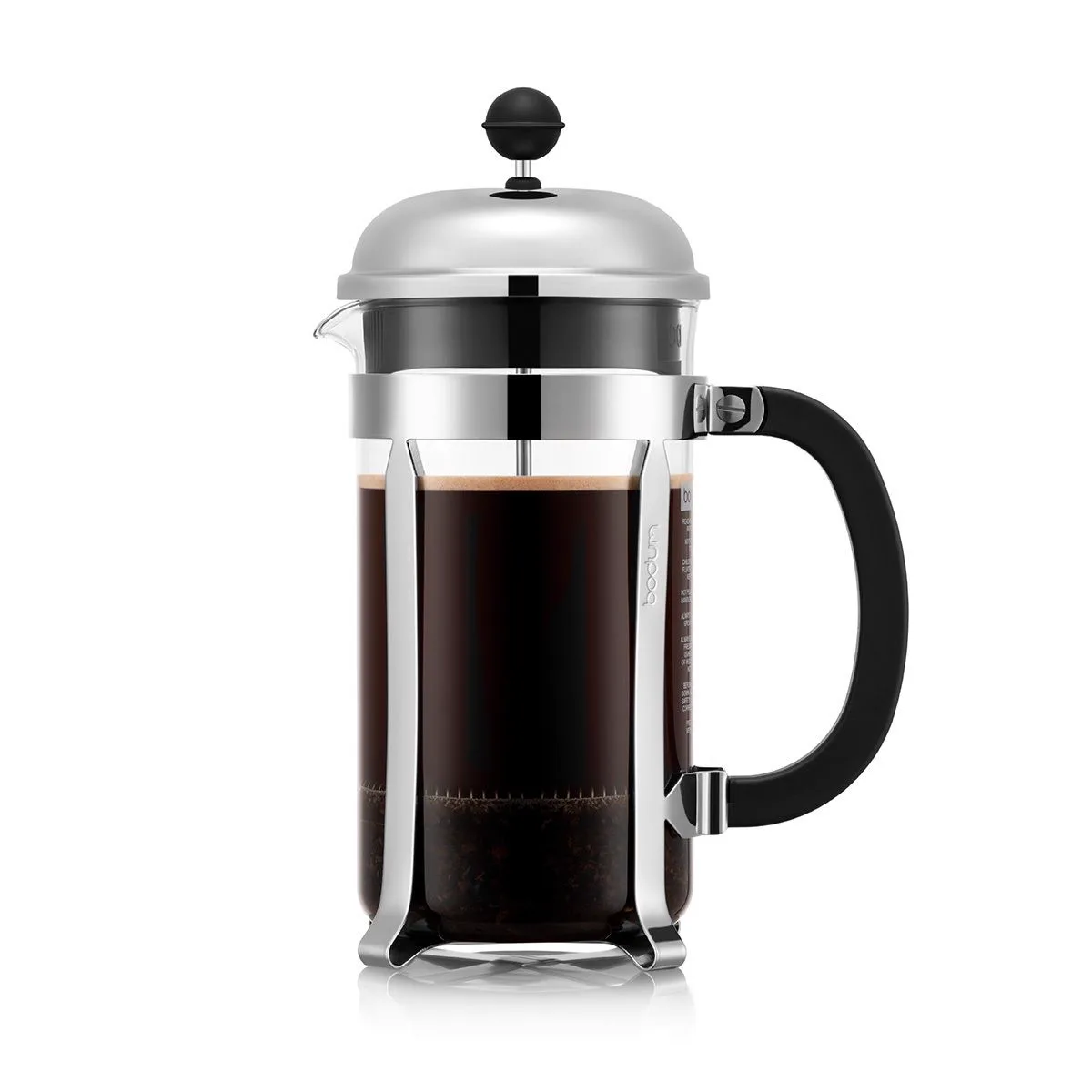 Bodum Chambord 34oz French press with chrome frame and domed lid