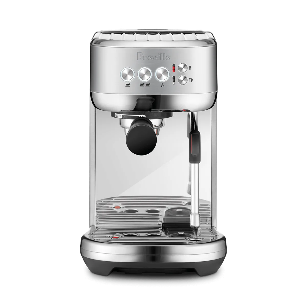 Breville Bambino Plus espresso machine, stainless steel