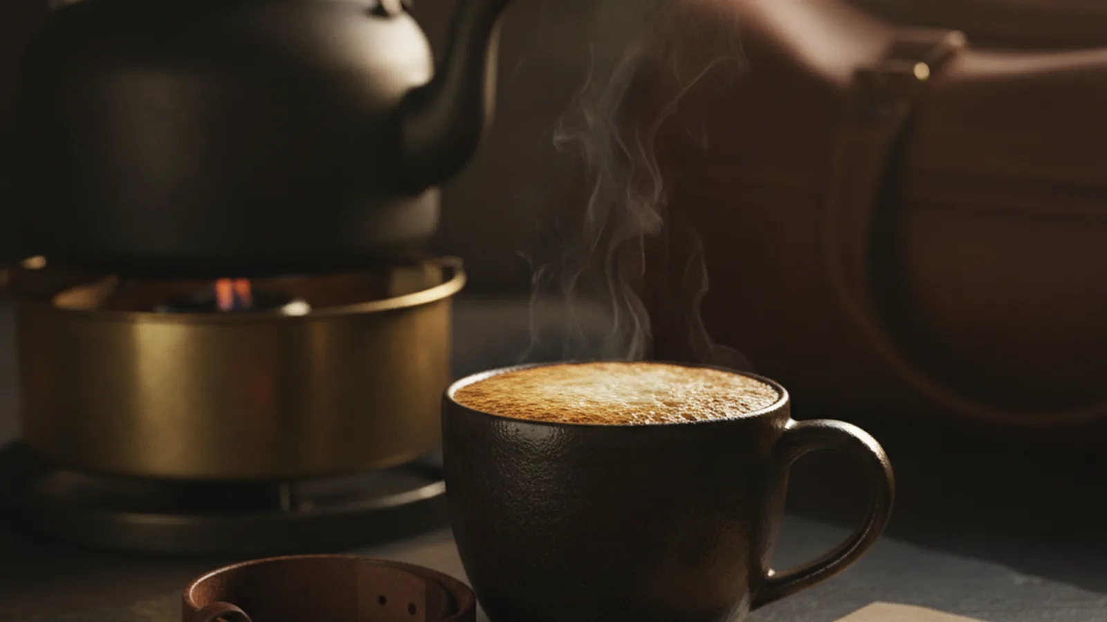 Coffee before a workout.