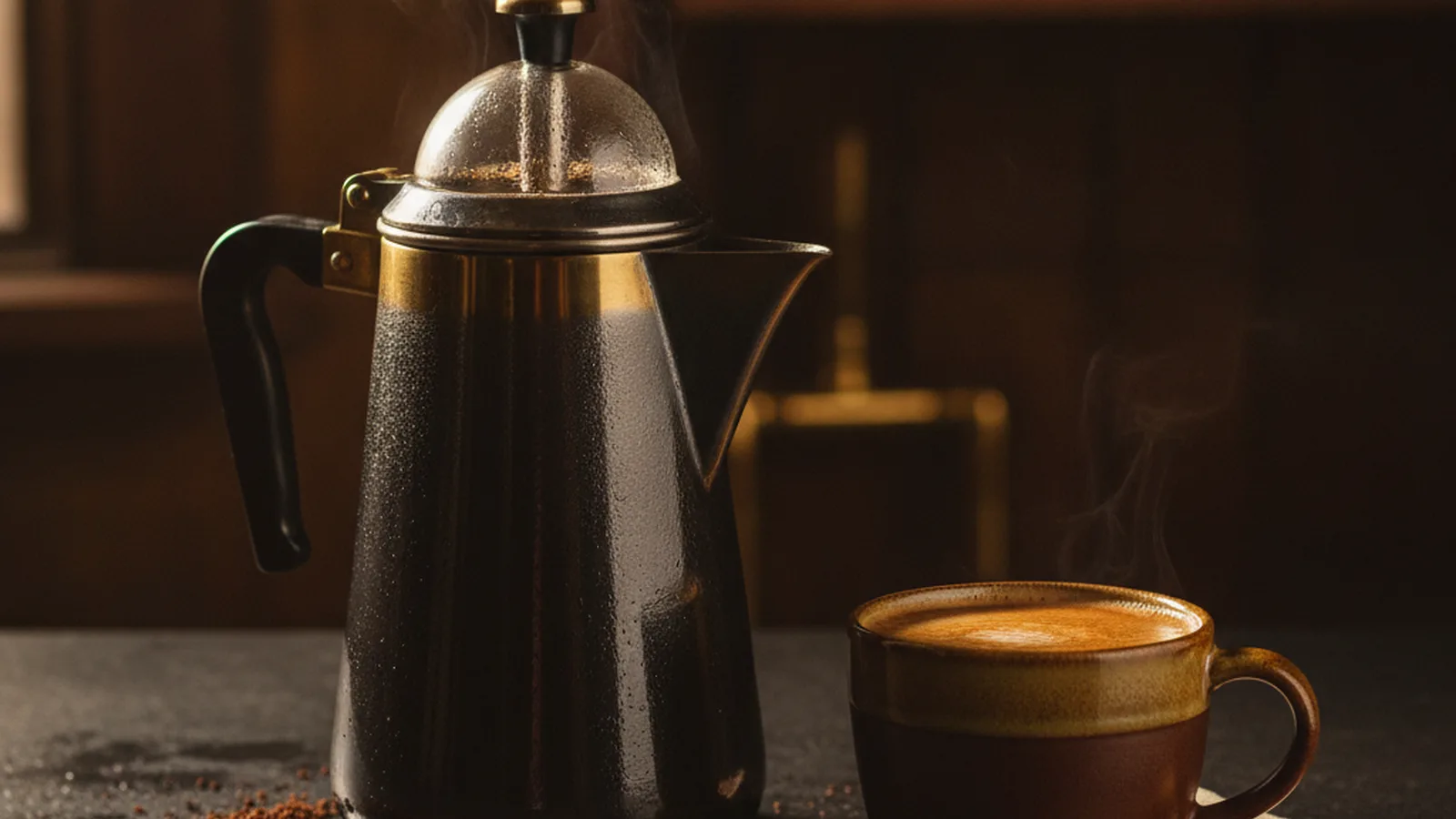 Percolator coffee.